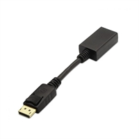 Aisens Conversor DISPLAYPORT/M-HDMI A/H negro 15cm