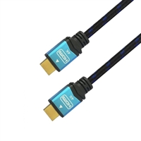 Aisens Cable HDMI Alta Veloc AM-AM Negro/Azul 0.5M