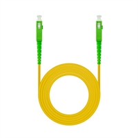Nanocable Cable fibra SC/APC LSZH Amarillo 15m